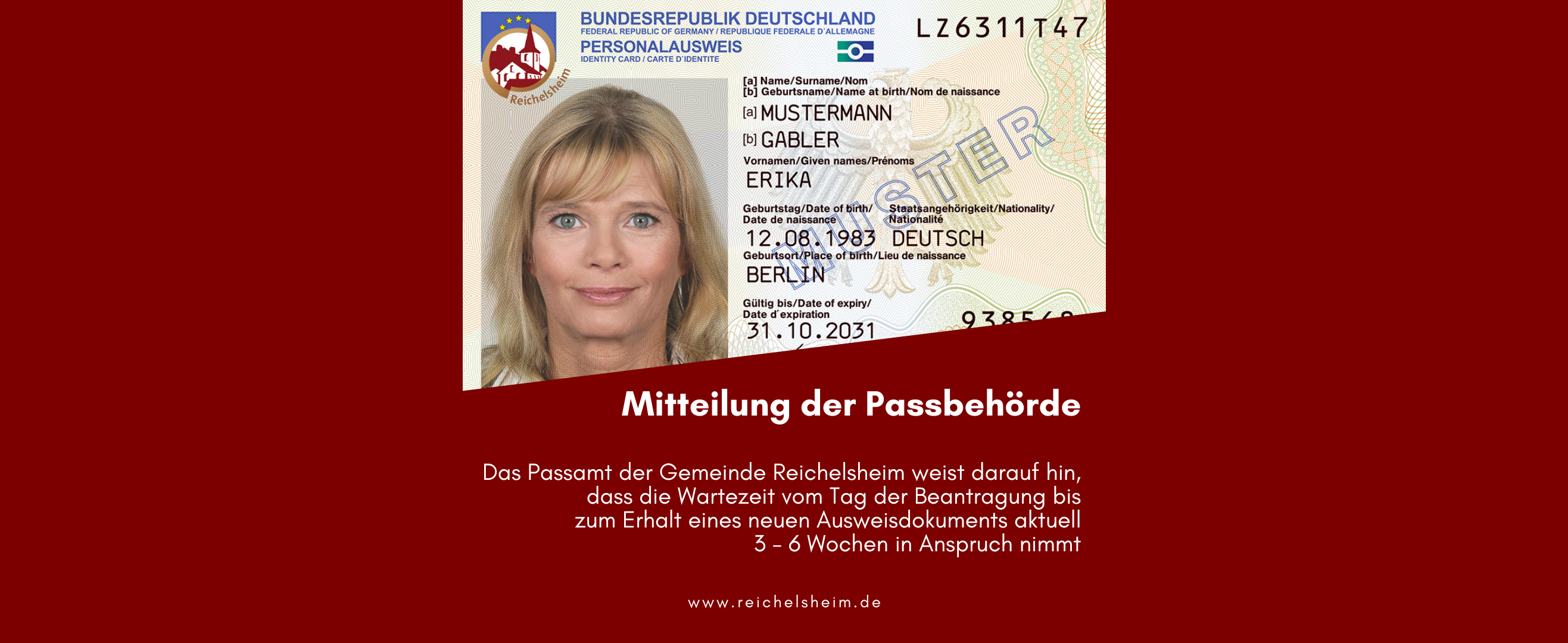 Zweigeteilte Übersicht. Auf der unteren Hälfte ist der Titel des Artikels zu lesen. Auf der oberen Hälfte ist ein zum Artikel passendes Bild platziert.