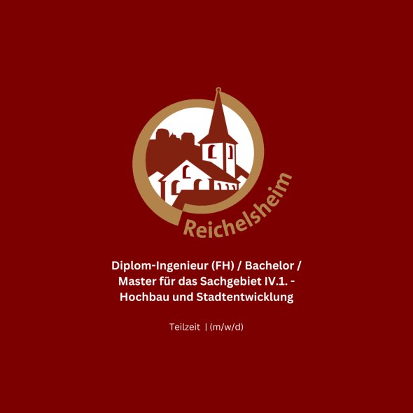 Diplom-Ingenieur (FH) / Bachelor / Master (m/w/d) für das Sachgebiet IV.1. - Hochbau und Stadtentwicklung Diplom-Ingenieur (FH) / Bachelor / Master (m/w/d) für das Sachgebiet IV.1. - Hochbau und Stadtentwicklung
